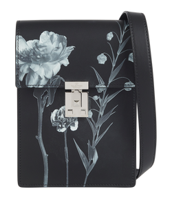 Flowersity Crossbody, Leather, Black, 3